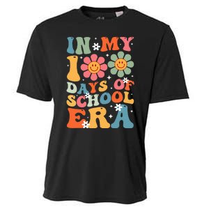 In My 100 Days Of School Era Groovy Teacher 100th Day Cooling Performance Crew T-Shirt