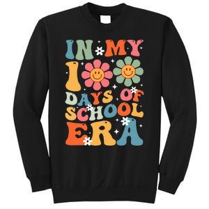 In My 100 Days Of School Era Groovy Teacher 100th Day Sweatshirt