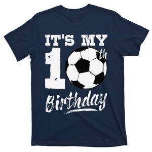 ItS My 10th Birthday Soccer Player 10 Bday Party Team T-Shirt