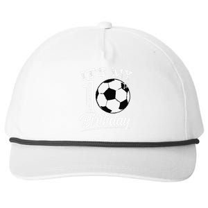 ItS My 10th Birthday Soccer Player 10 Year Old Snapback Five-Panel Rope Hat