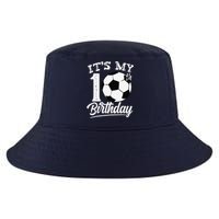 ItS My 10th Birthday Soccer Player 10 Year Old Cool Comfort Performance Bucket Hat