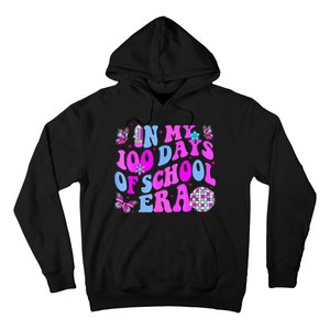 In My 100 Days Of School Era Retro Disco 100th Day Of School Hoodie