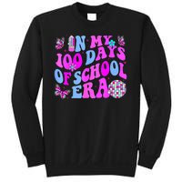 In My 100 Days Of School Era Retro Disco 100th Day Of School Sweatshirt