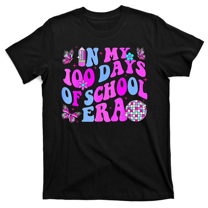 In My 100 Days Of School Era Retro Disco 100th Day Of School T-Shirt