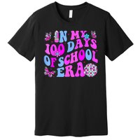 In My 100 Days Of School Era Retro Disco 100th Day Of School Premium T-Shirt