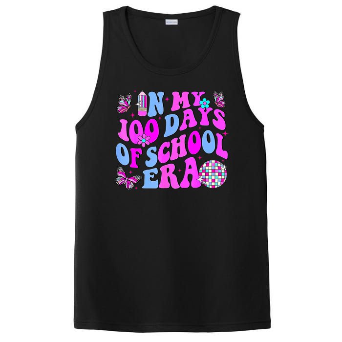 In My 100 Days Of School Era Retro Disco 100th Day Of School PosiCharge Competitor Tank