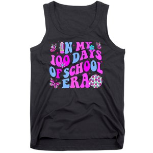 In My 100 Days Of School Era Retro Disco 100th Day Of School Tank Top