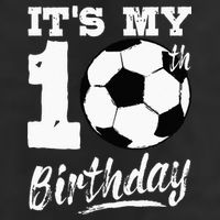 Its My 10th Birthday Soccer Player 10 Bday Party Team Cool Comfort Performance Bucket Hat