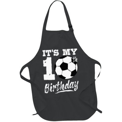 Its My 10th Birthday Soccer Player 10 Bday Party Team Apron