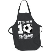 Its My 10th Birthday Soccer Player 10 Bday Party Team Apron