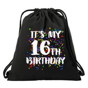 Its My 16th Birthday Drawstring Bag