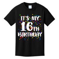 Its My 16th Birthday Kids T-Shirt