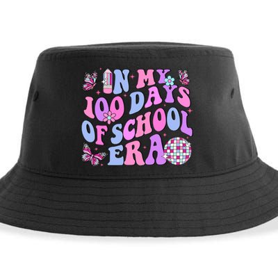 In My 100 Days Of School Era Retro Disco 100th Day Of School Sustainable Bucket Hat