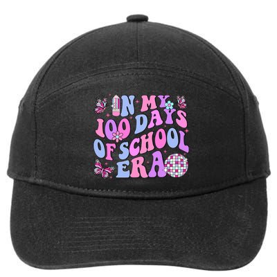 In My 100 Days Of School Era Retro Disco 100th Day Of School 7-Panel Snapback Hat