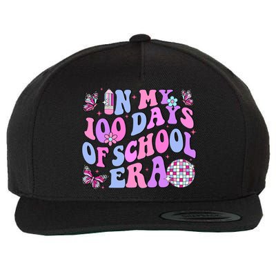 In My 100 Days Of School Era Retro Disco 100th Day Of School Wool Snapback Cap