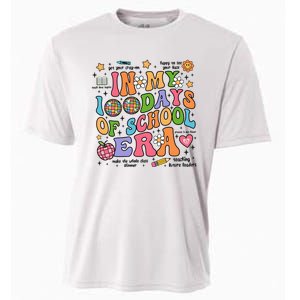 In My 100 Days Of School Era Retro School Celebration Cooling Performance Crew T-Shirt