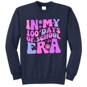 In My 100 Days Of School Era Retro Disco 100th Day Of School Sweatshirt