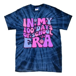 In My 100 Days Of School Era Retro Disco 100th Day Of School Tie-Dye T-Shirt