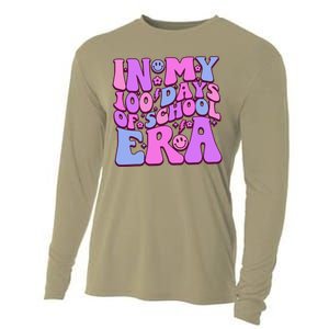 In My 100 Days Of School Era Retro Disco 100th Day Of School Cooling Performance Long Sleeve Crew