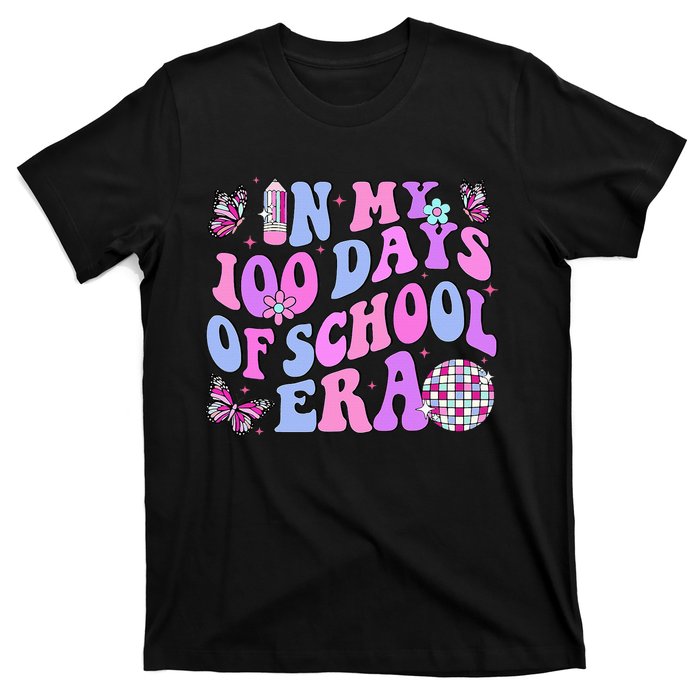 In My 100 Days Of School Era Retro Disco 100th Day Of School T-Shirt