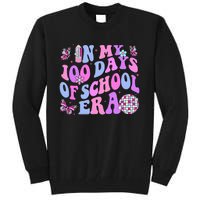 In My 100 Days Of School Era Retro Disco 100th Day Of School Tall Sweatshirt