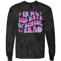 In My 100 Days Of School Era Retro Disco 100th Day Of School Tie-Dye Long Sleeve Shirt