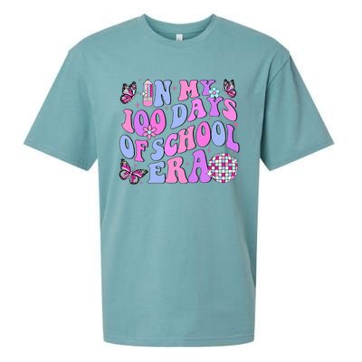 In My 100 Days Of School Era Retro Disco 100th Day Of School Sueded Cloud Jersey T-Shirt