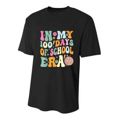 In My 100 Days Of School Era Teacher 100 Days Of School Youth Performance Sprint T-Shirt