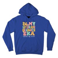 In My 1st Grade Graduate Era Groovy Last Day Of First Grade Gift Hoodie