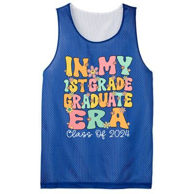 In My 1st Grade Graduate Era Groovy Last Day Of First Grade Gift Mesh Reversible Basketball Jersey Tank