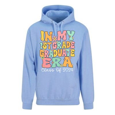 In My 1st Grade Graduate Era Groovy Last Day Of First Grade Gift Unisex Surf Hoodie