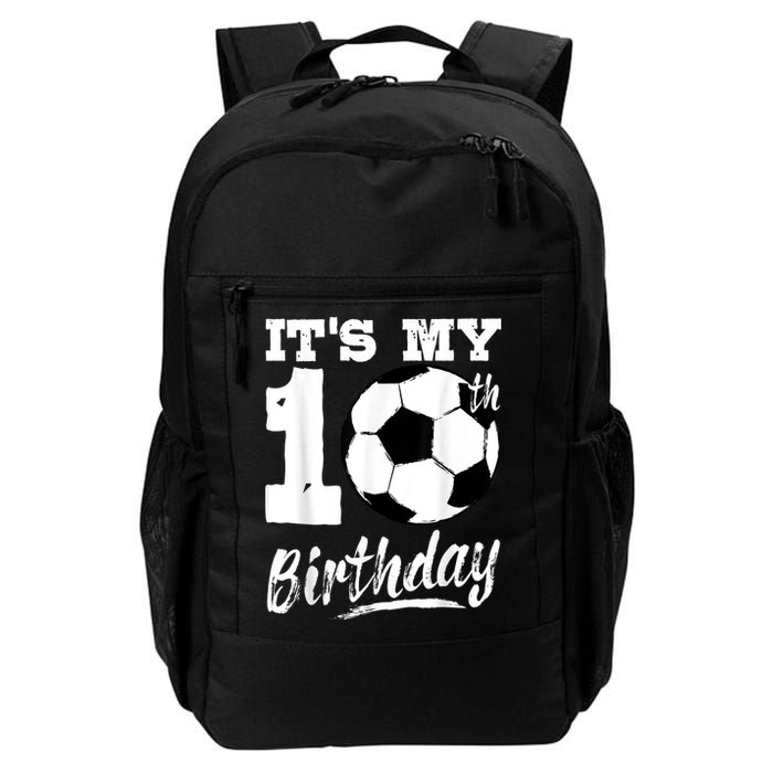 It's My 10th Birthday Soccer Player 10 Bday Party Team Backpack