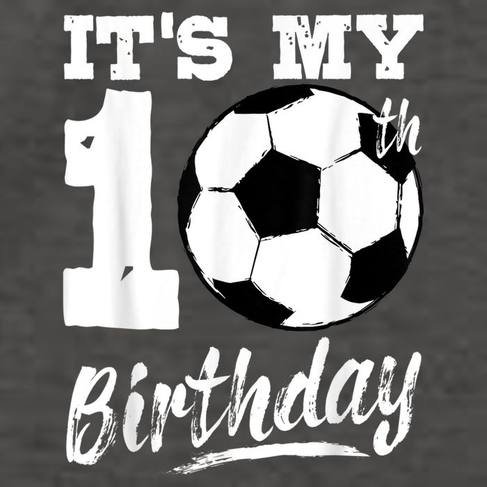 It's My 10th Birthday Soccer Player 10 Bday Party Team Vector Backpack