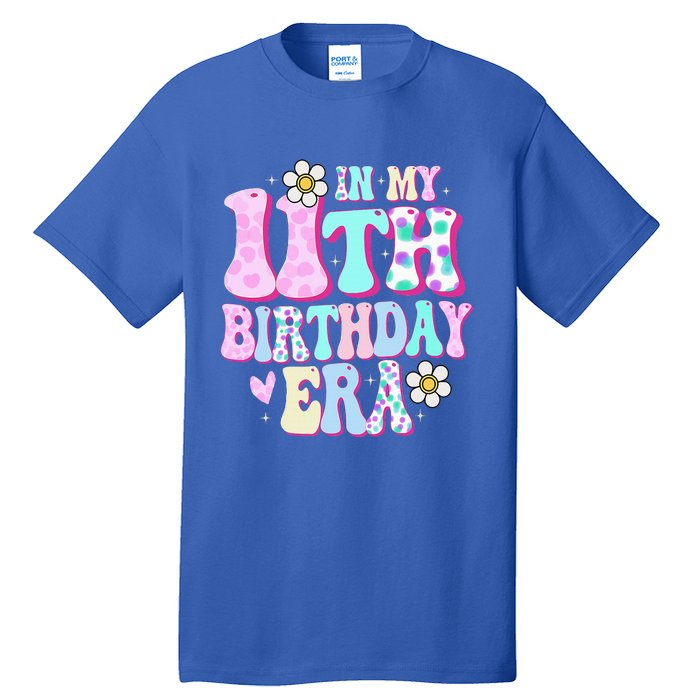 In My 11th Birthday Era Gifts Eleven Bday 11 Year Old Tall T-Shirt