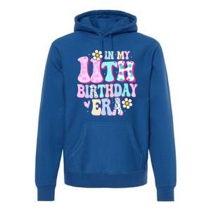 In My 11th Birthday Era Gifts Eleven Bday 11 Year Old Premium Hoodie