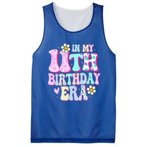 In My 11th Birthday Era Gifts Eleven Bday 11 Year Old Mesh Reversible Basketball Jersey Tank