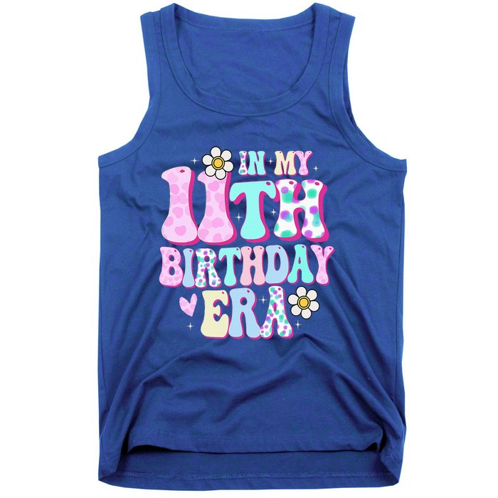 In My 11th Birthday Era Gifts Eleven Bday 11 Year Old Tank Top