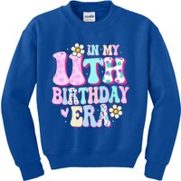 In My 11th Birthday Era Gifts Eleven Bday 11 Year Old Kids Sweatshirt