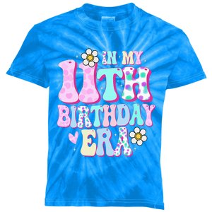 In My 11th Birthday Era Gifts Eleven Bday 11 Year Old Kids Tie-Dye T-Shirt