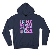 In My 100 Days Of School Era Retro Disco 100th Day Of School Hoodie