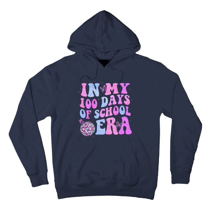 In My 100 Days Of School Era Retro Disco 100th Day Of School Hoodie