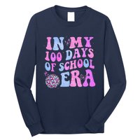 In My 100 Days Of School Era Retro Disco 100th Day Of School Long Sleeve Shirt