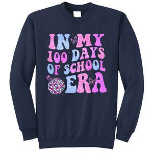 In My 100 Days Of School Era Retro Disco 100th Day Of School Sweatshirt