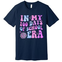 In My 100 Days Of School Era Retro Disco 100th Day Of School Premium T-Shirt