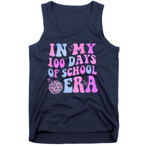 In My 100 Days Of School Era Retro Disco 100th Day Of School Tank Top