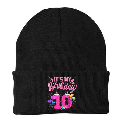 It's My 10th Birthday Doughnut Happy 10 Years Old Girl K.i.d.s Beanie