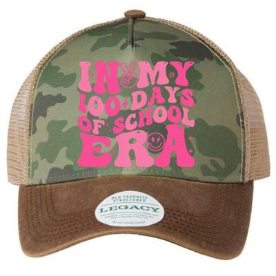 In My 100 Days Of School Era Teacher 100 Days Of School Legacy Tie Dye Trucker Hat