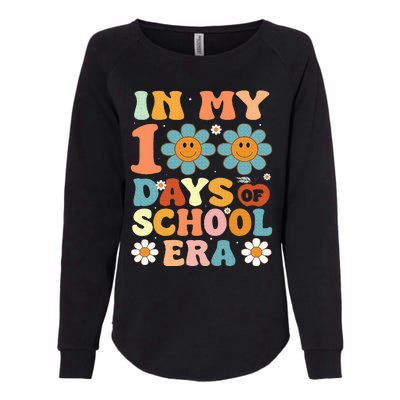 In My 100 Days Of School Era Retro 100th Day Of School Womens California Wash Sweatshirt