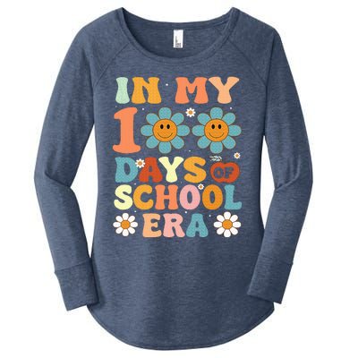 In My 100 Days Of School Era Retro 100th Day Of School Women's Perfect Tri Tunic Long Sleeve Shirt