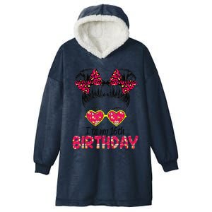 Its My 16th Birthday Messy Bun Womenns Hooded Wearable Blanket